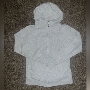 Gray Lululemon scuba hoodie